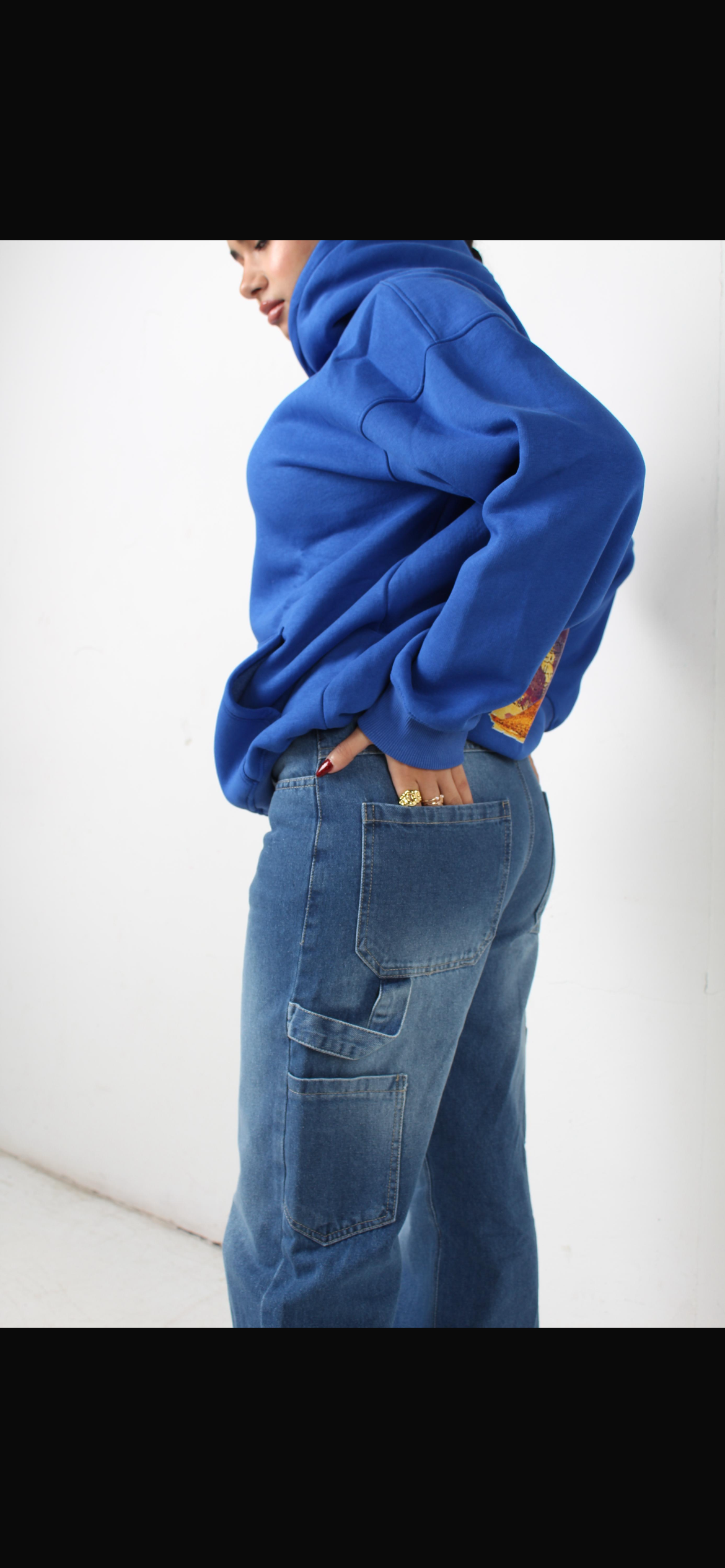 Blue Baggy Jeans